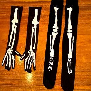 Adult size small Skeleton costume